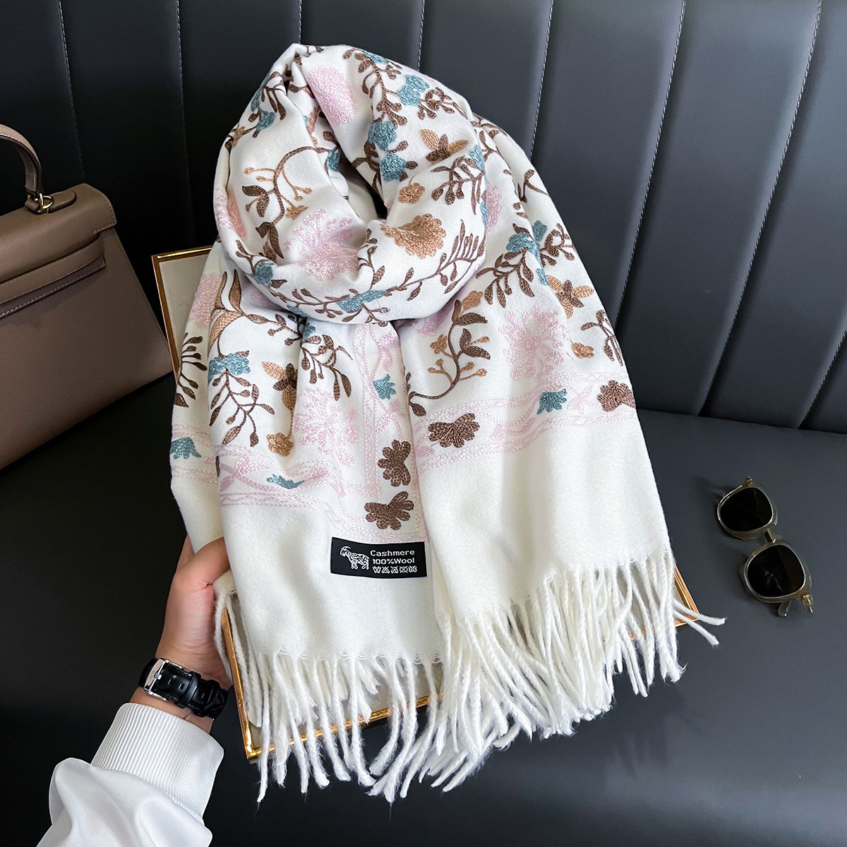 Home Textiles Blanket - 여성을위한 새로운 겨울 따뜻한 캐시미어 스카프