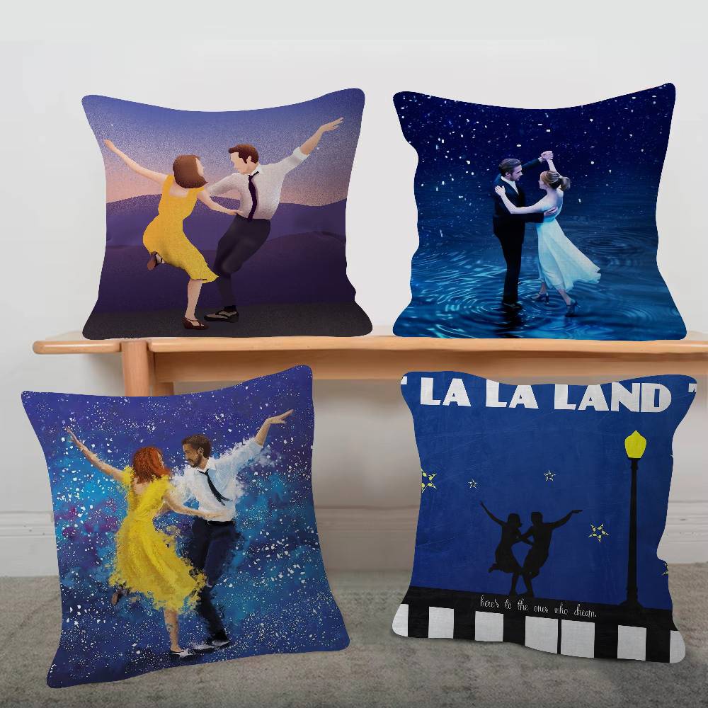 Home Landing Textiles - 영화 라라랜드 만화 시리즈 사각 베개