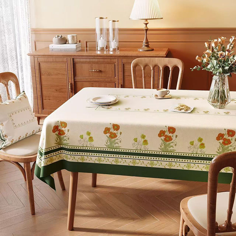 Home Textiles News - 미국식 전원풍 PVC 방수 테이블보 고품질