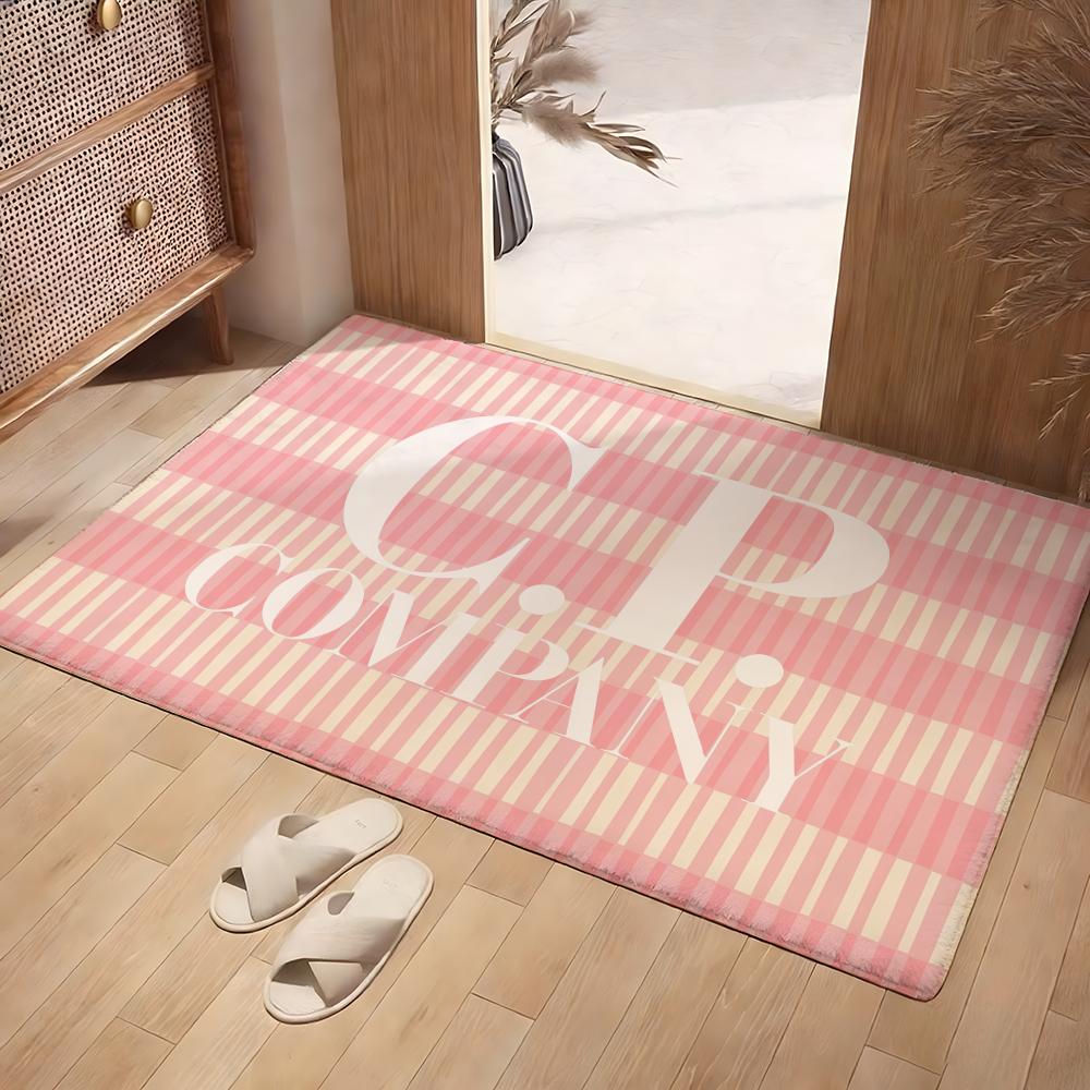 Home Textiles Company - C-P-Company 브랜드 바닥 매트 부드러운 플란넬