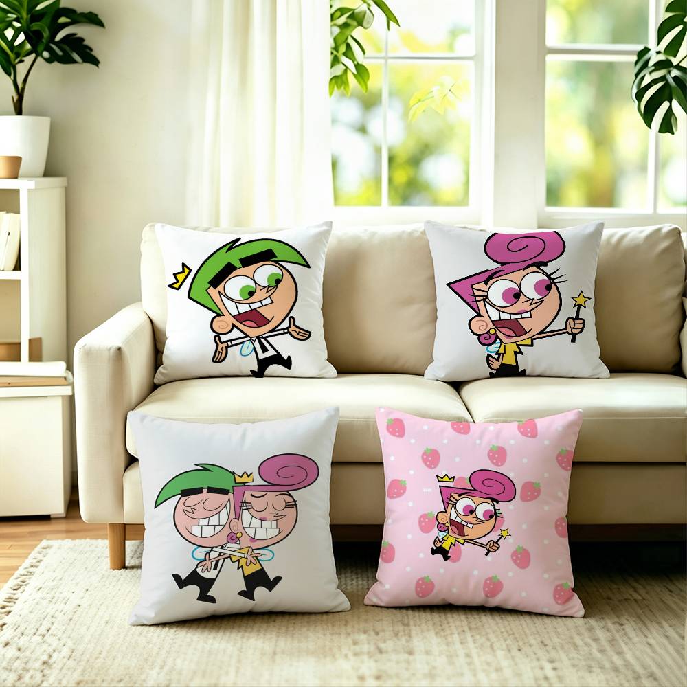 Home Textiles Fair - 만화 The Fairly O-OddParents Square 양면