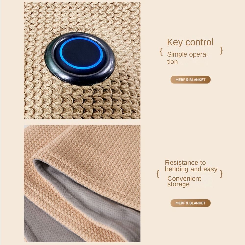 패션 웨어러블 USB 전기 가열 담요 3단계 온도 조절 - Home Textiles Blanket 리뷰 및 가격
