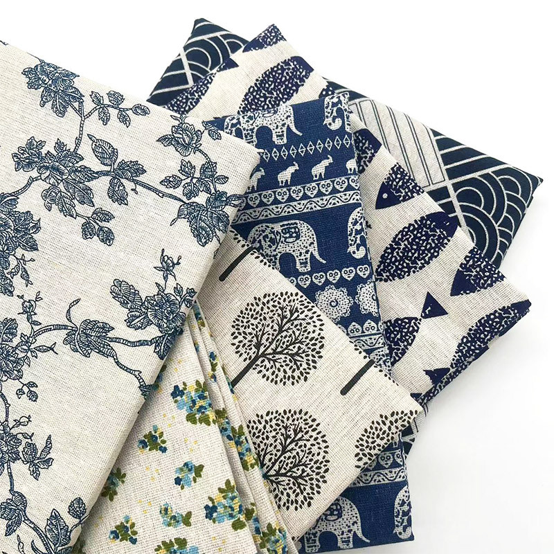 레트로 보헤미안 플로럴 코튼 린넨 혼방 원단, 테이블보 - Home Textiles 리뷰 및 가격