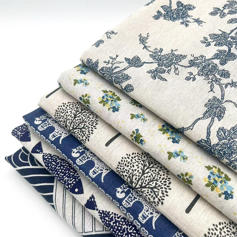 레트로 보헤미안 플로럴 코튼 린넨 혼방 원단, 테이블보 - Home Textiles 리뷰 및 가격