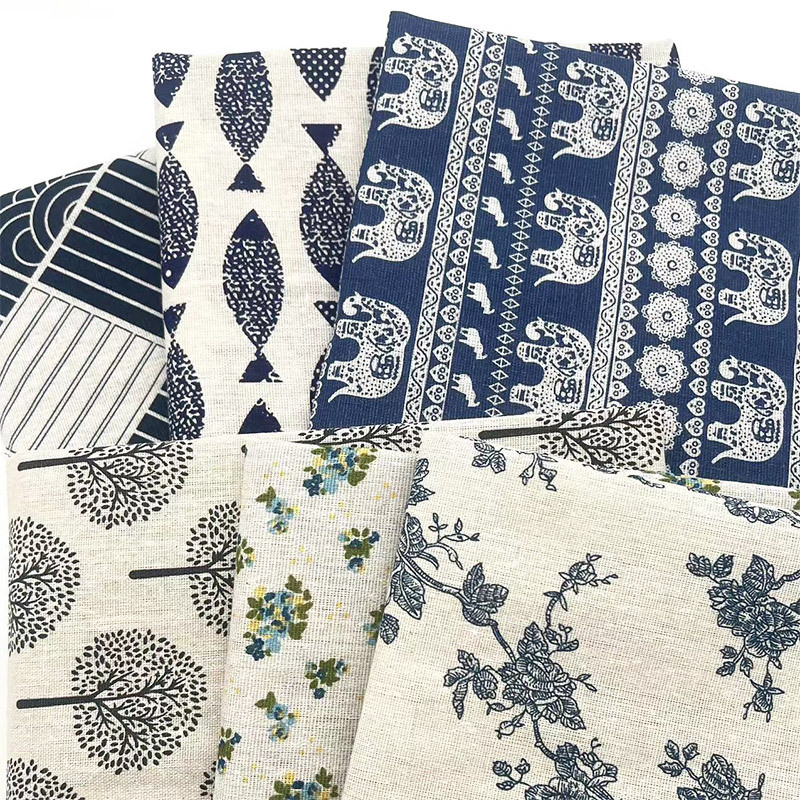 레트로 보헤미안 플로럴 코튼 린넨 혼방 원단, 테이블보 - Home Textiles 리뷰 및 가격