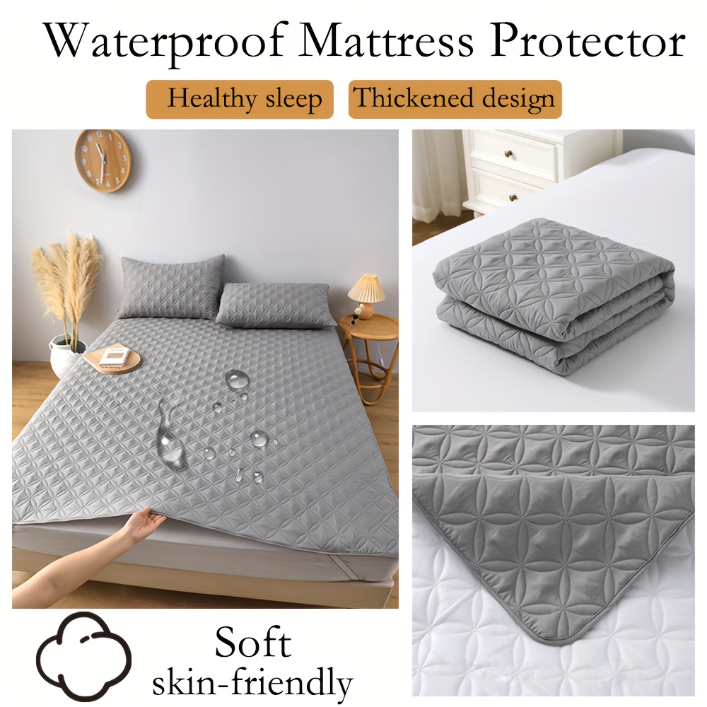 탄성 밴드가 있는 방수 매트리스 보호 커버 침대용 부드 - Mattress Pad Topper 리뷰 및 가격