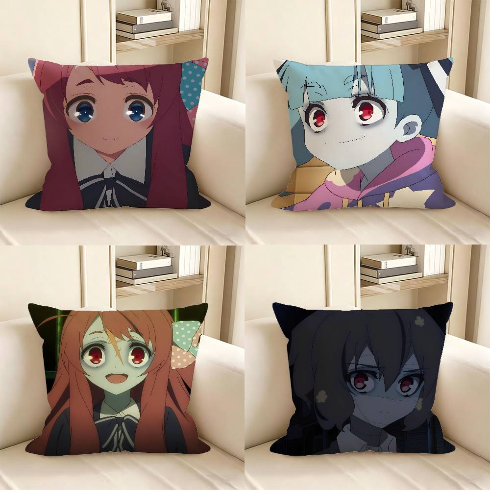 1pc Zombie Land Saga 베개 케이스 패션 - Home Landing Textiles 리뷰 및 가격