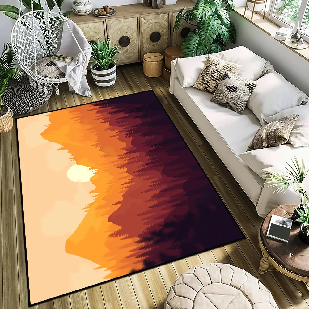 아트 풍경 작은 침대 옆 주방 욕실 거실 집 침실 바닥 - Home Art Textiles 리뷰 및 가격