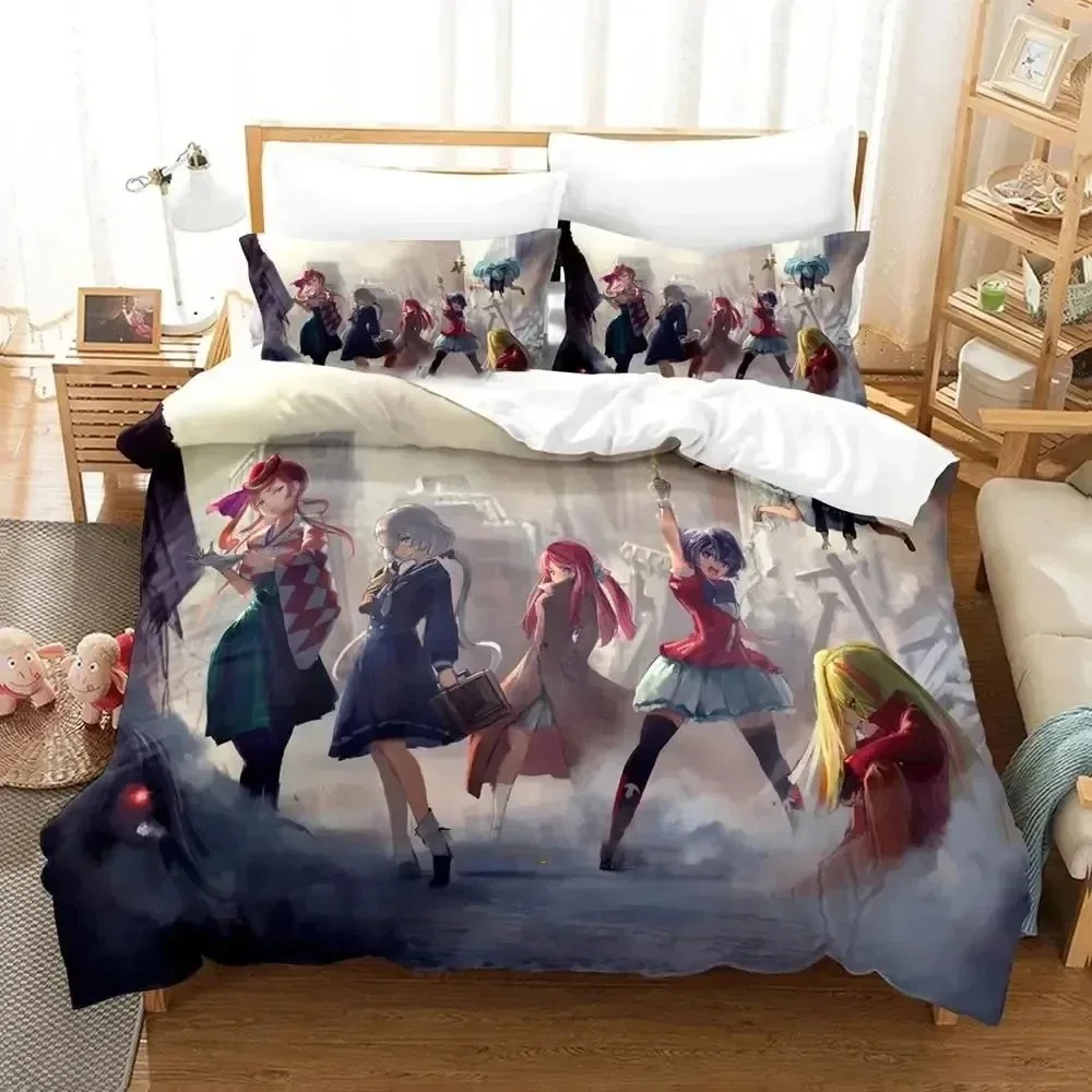 애니메이션 좀비 랜드 사가 침구 세트 3D 인쇄 침실  - Home Landing Textiles 리뷰 및 가격