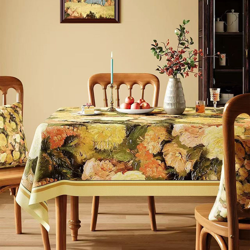 미국식 전원풍 PVC 방수 테이블보 고품질 오일프루프  - Home Textiles News 리뷰 및 가격