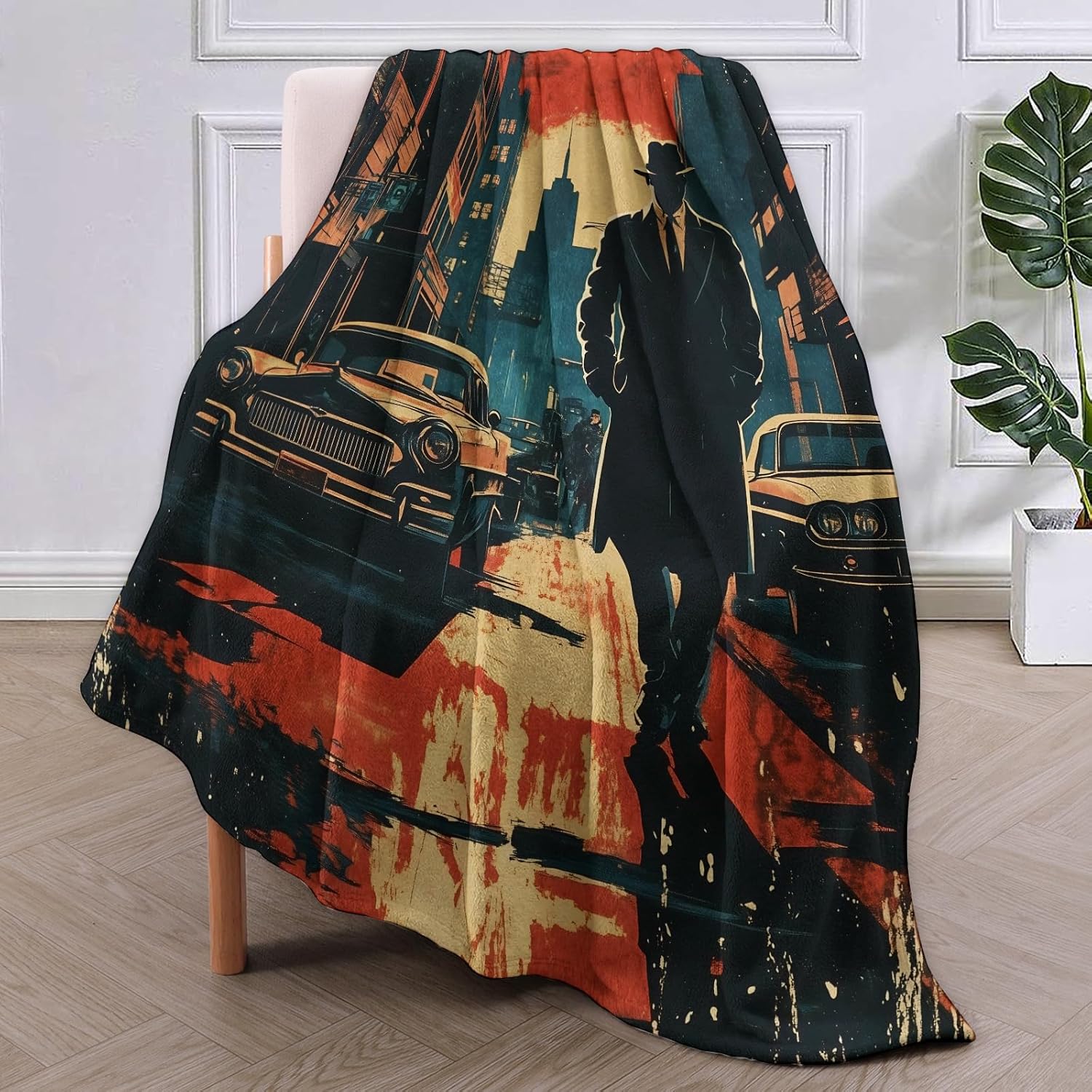 노아르 탐정 담요 여성용 선물, 범죄 플란넬 담요, 부 - Home Textiles Blanket 리뷰 및 가격