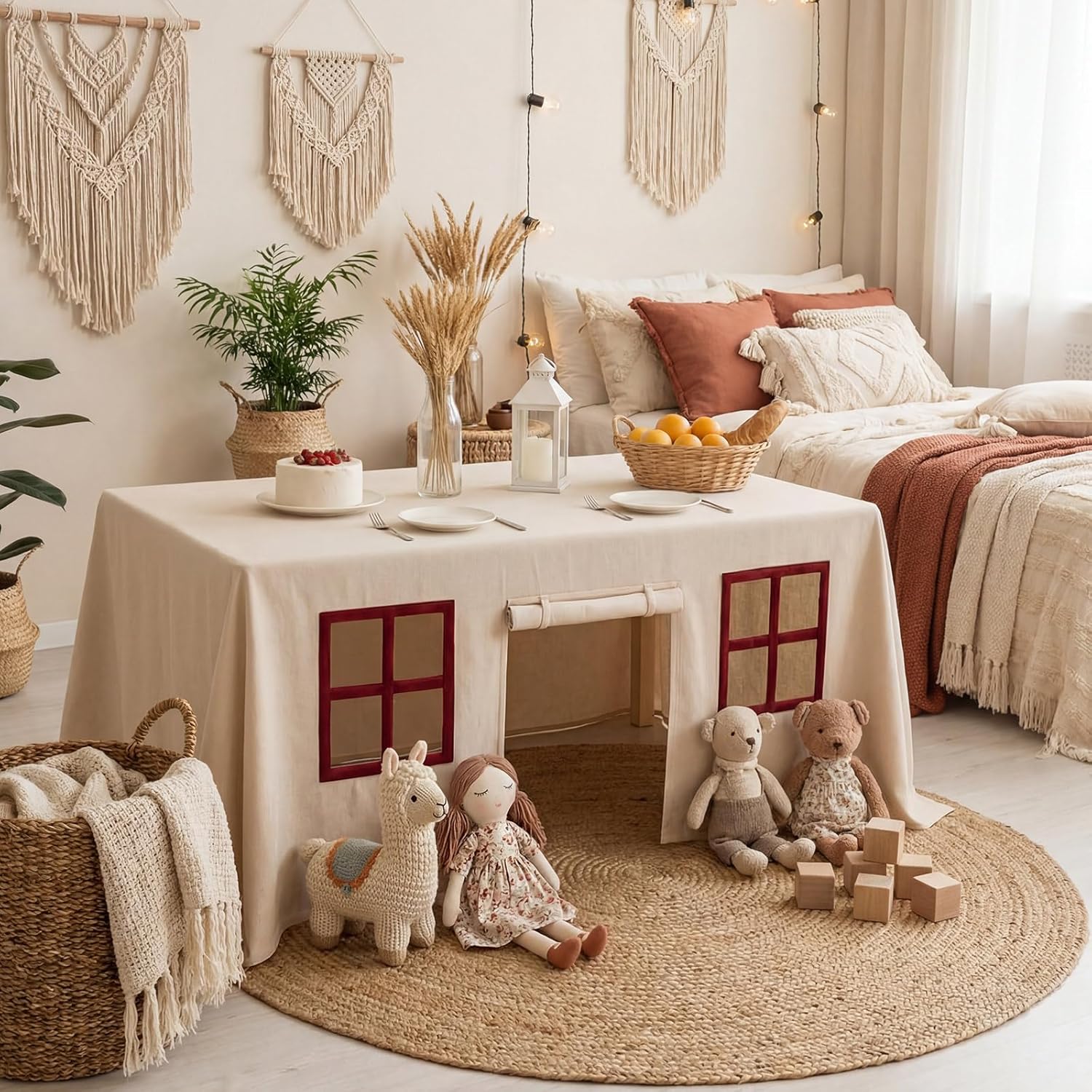 대형 테이블보 게임룸 어린이 책상 성 커버 테이블보 텐 - Home Textiles News 리뷰 및 가격