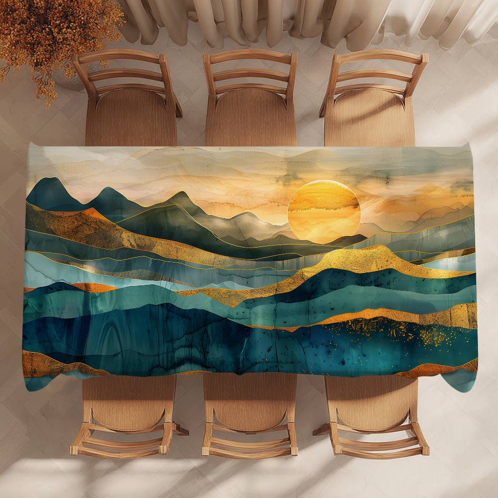 산지 테마 테이블보 파티 장식 식당 가정 주방 파티오  - Home Landing Textiles 리뷰 및 가격